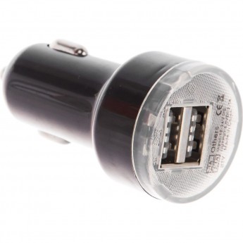 Автозарядка REXANT в прикуриватель 2хUSB с индикацией (АЗУ) (1000+2100 mA) черная Автозарядка REXANT в прикуриватель 2хUSB с индикацией (АЗУ) (1000+2100 mA) черная