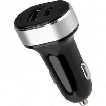 Автозарядка в прикуриватель REXANT АЗУ USB-A+USB-C, 3.1 A, черная Автозарядка в прикуриватель REXANT АЗУ USB-A+USB-C, 3.1 A, черная