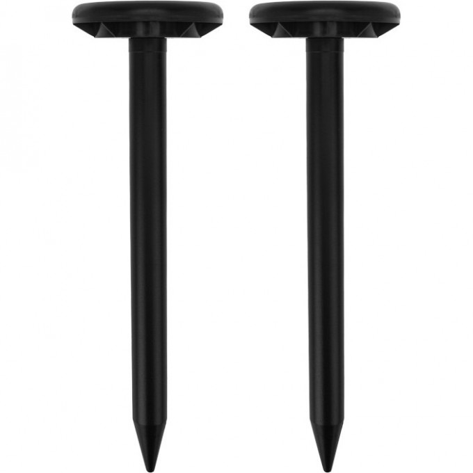 Набор ультразвуковых отпугивателей кротов REXANT на солнечной батарее (R30*2 black) 71-0067 Набор ультразвуковых отпугивателей кротов REXANT на солнечной батарее (R30*2 black) 71-0067