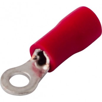 Наконечник кольцевой REXANT изолированный ø 3.2 мм 0.5-1.5 мм² (НКи 1.5-3/НКи 1,25-3) красный