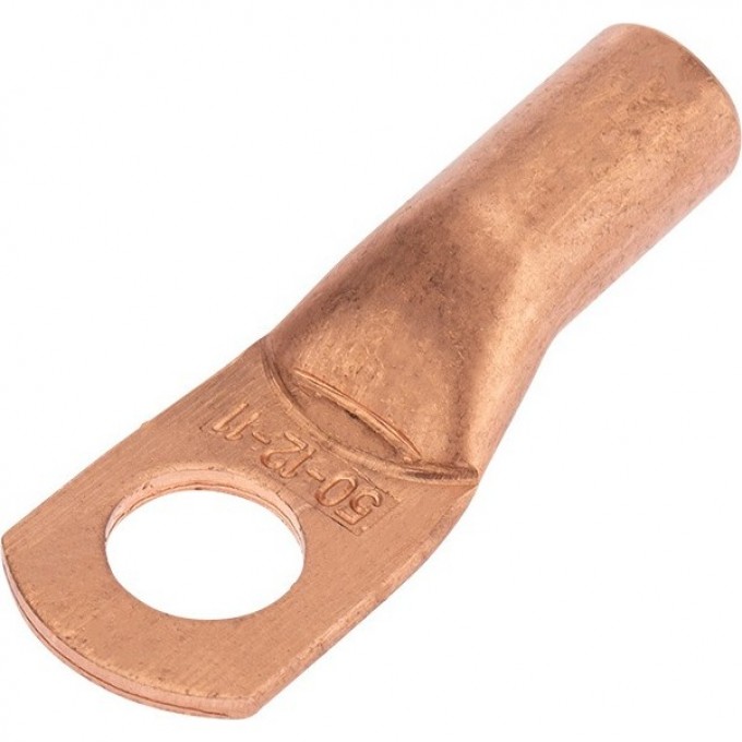 Наконечник медный REXANT ТМ 50-12-11 (50мм² - Ø11мм) (в упак. 50 шт.) 07-5324-2 Наконечник медный REXANT ТМ 50-12-11 (50мм² - Ø11мм) (в упак. 50 шт.) 07-5324-2