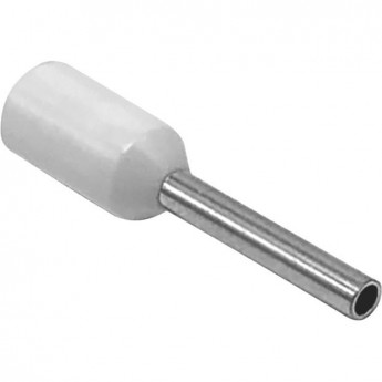 Наконечник штыревой втулочный изолированный REXANT НШВи 0.5-8 F-8 мм 0.5 мм² белый Наконечник штыревой втулочный изолированный REXANT НШВи 0.5-8 F-8 мм 0.5 мм² белый