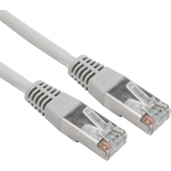 Патч-корд REXANT S/FTP 6A (10G), RJ45-RJ45, неэкранированный, 28AWG, LSZH, серый, 10 м
