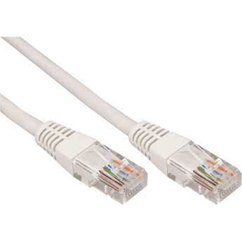 Патч-корд REXANT U/UTP 5e, RJ45-RJ45, неэкранированный, 26AWG, LSZH, серый, 0.5 м
