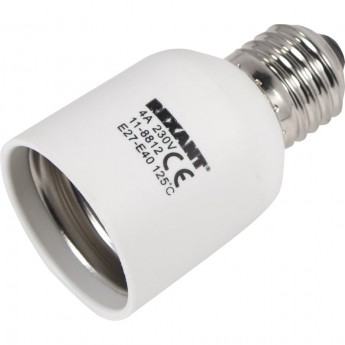 Переходник цокольный REXANT Е27-Е40 Переходник цокольный REXANT Е27-Е40