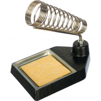 Подставка под паяльник REXANT, чугун, ниша квадратная, губка Подставка под паяльник REXANT, чугун, ниша квадратная, губка