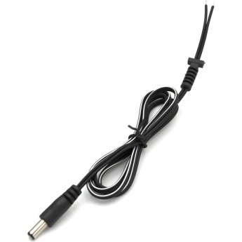 Разъем питания REXANT штекер 2.5х5.5х10 мм с проводом и манжетой 1 м Разъем питания REXANT штекер 2.5х5.5х10 мм с проводом и манжетой 1 м