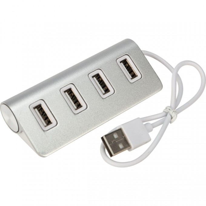 Разветвитель REXANT 4 USB-port серебристый 18-4106 Разветвитель REXANT 4 USB-port серебристый 18-4106