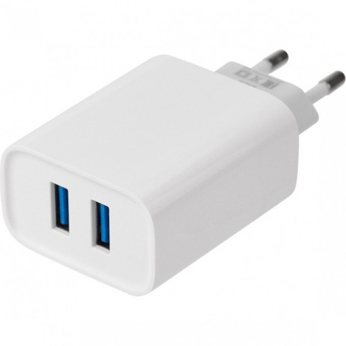 Сетевое зарядное устройство REXANT для iPhone/iPad 2 x USB, 5V, 2.4 A, белое 16-0276 Сетевое зарядное устройство REXANT для iPhone/iPad 2 x USB, 5V, 2.4 A, белое 16-0276