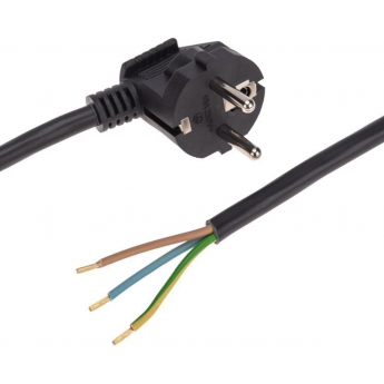 Шнур электрический REXANT с вилкой ПВС 3х1,5 мм2 1,5м, черный Шнур электрический REXANT с вилкой ПВС 3х1,5 мм2 1,5м, черный