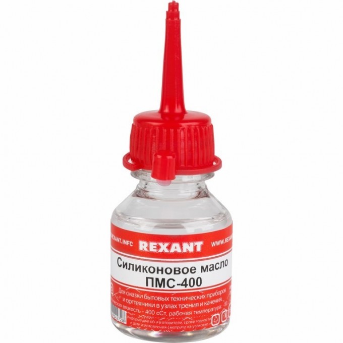 Силиконовое масло REXANT ПМС-400 полиметилсилоксан 15 мл 09-3905 Силиконовое масло REXANT ПМС-400 полиметилсилоксан 15 мл 09-3905