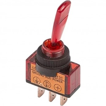 Тумблер REXANT ASW-13D, 12V 20А (3c) ON-OFF однополюсный с красной подсветкой (индивидуальная упаковка 1 шт) Тумблер REXANT ASW-13D, 12V 20А (3c) ON-OFF однополюсный с красной подсветкой (индивидуальная упаковка 1 шт)