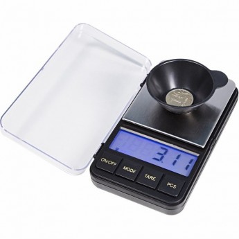 Весы карманные REXANT электронные от 0.01 до 500 грамм с чашей Весы карманные REXANT электронные от 0.01 до 500 грамм с чашей